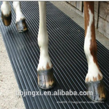 Tapis en caoutchouc de cheval noir de qualité superbe stable à vendre